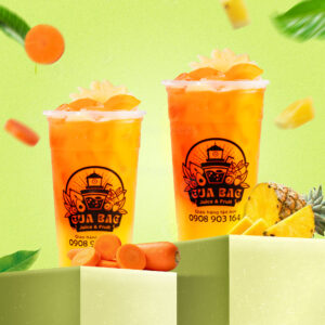 nước ép thơm cà rốt Cửa Bắc Juice & Fruit