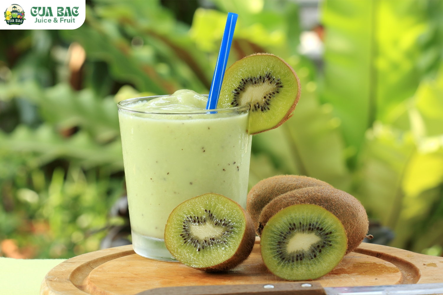 cách làm sinh tố kiwi đẹp da